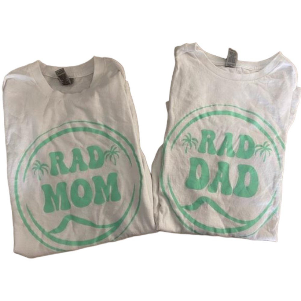 “The Big One” first birthday party matching parent shirts for beach surf theme